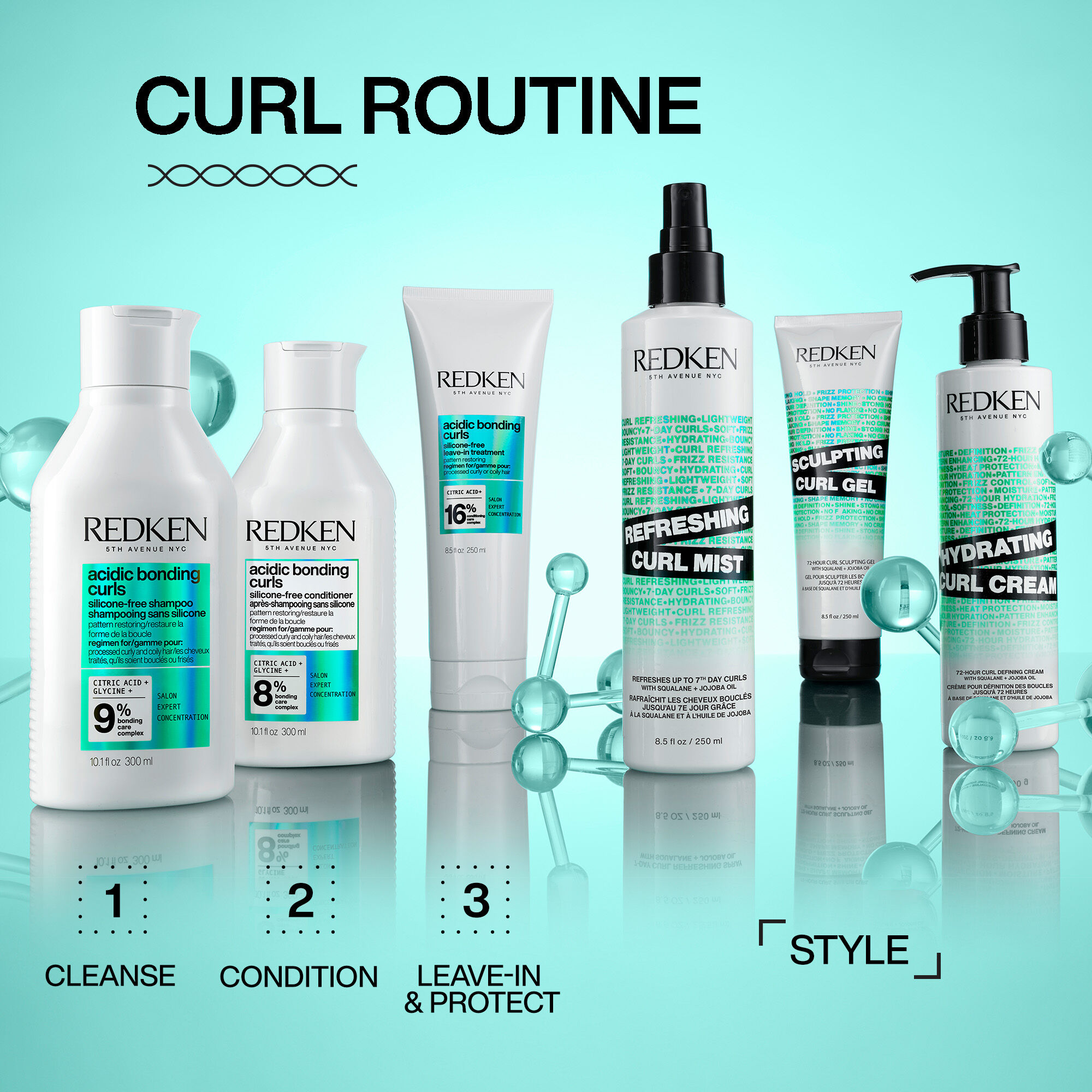 Curls Styling Trio Routine