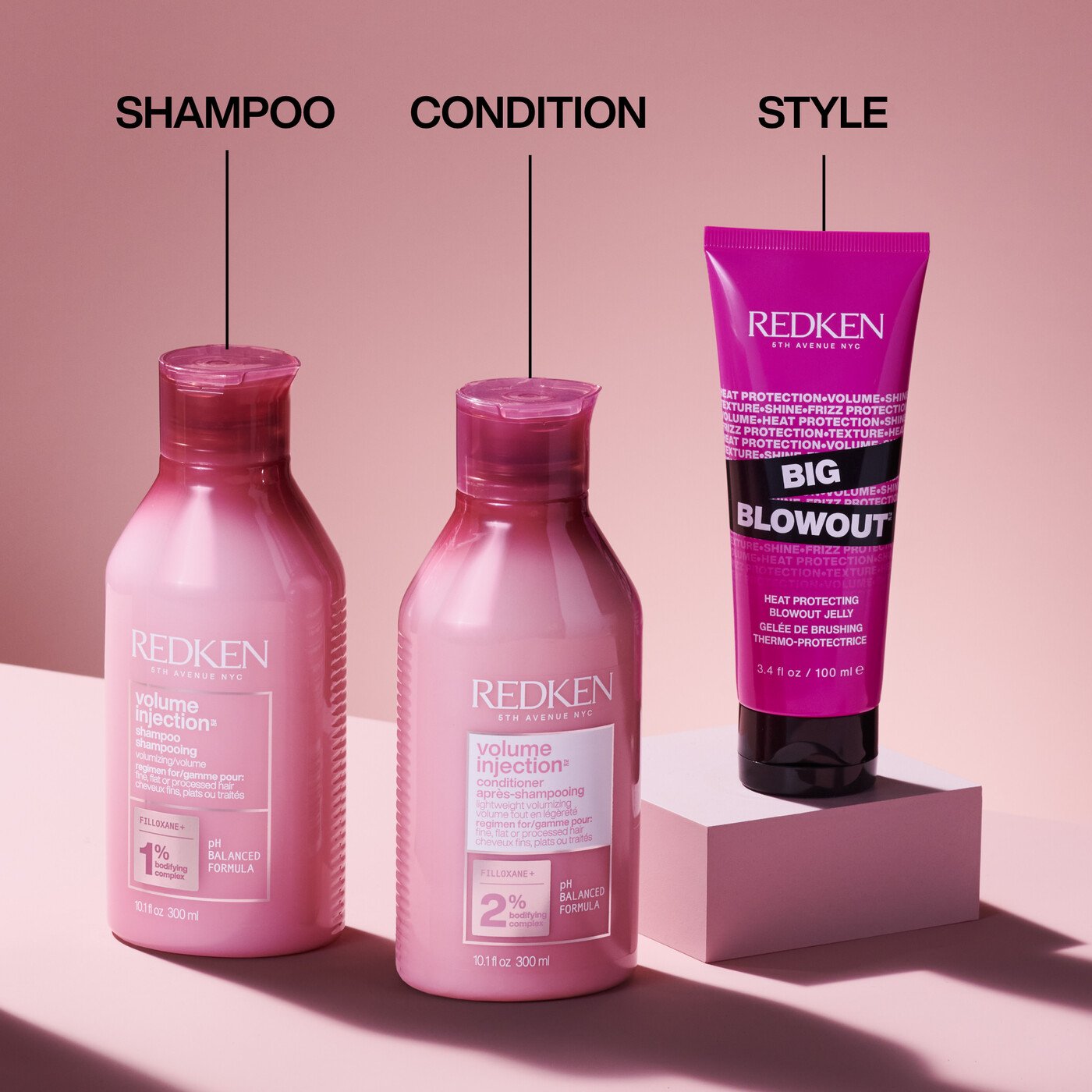 Volume Injection Duo Shampoo & Conditionery For Fine Hair | Redken
