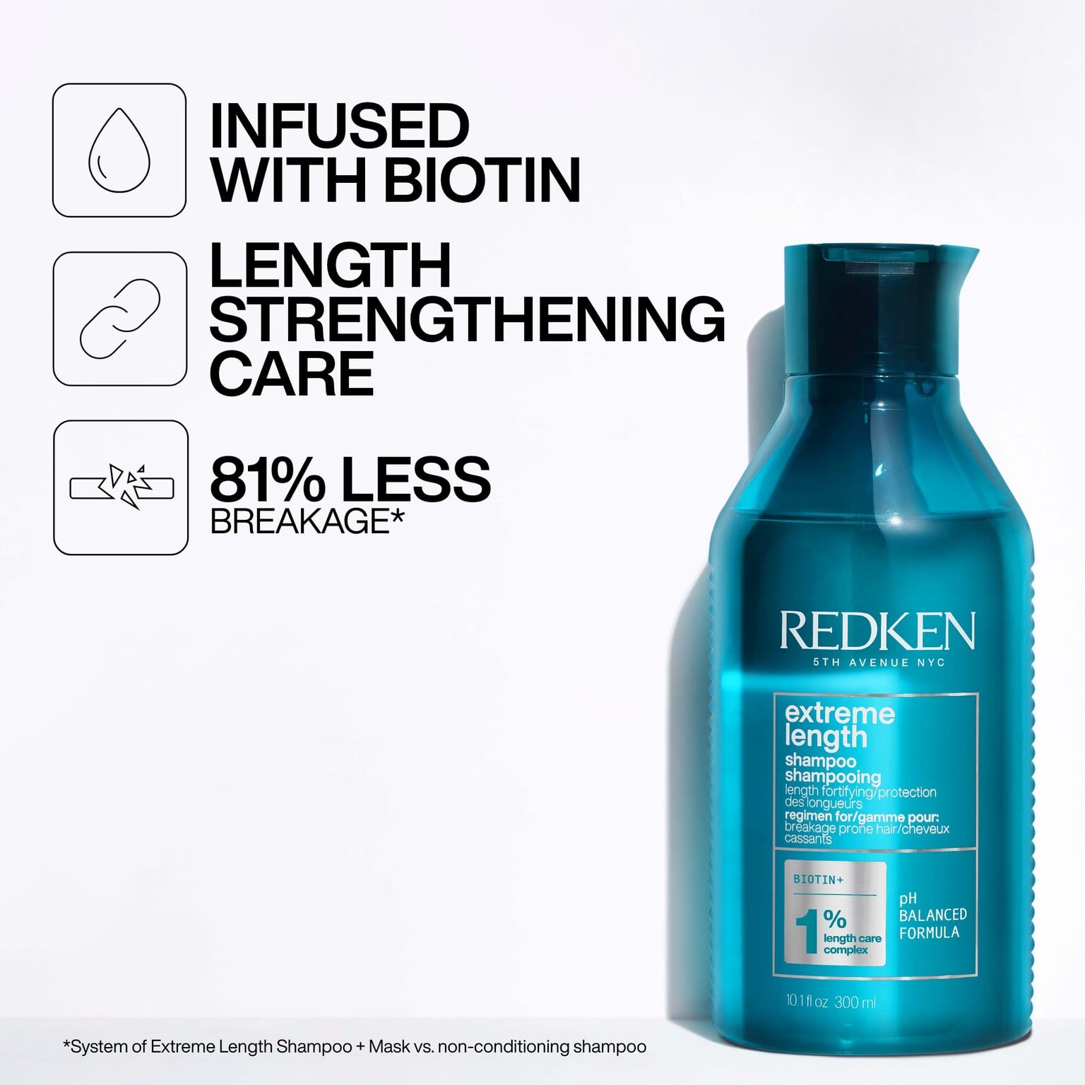 Redken Defy Extreme Length Shampoo & Conditioner | Long Hair | Redken