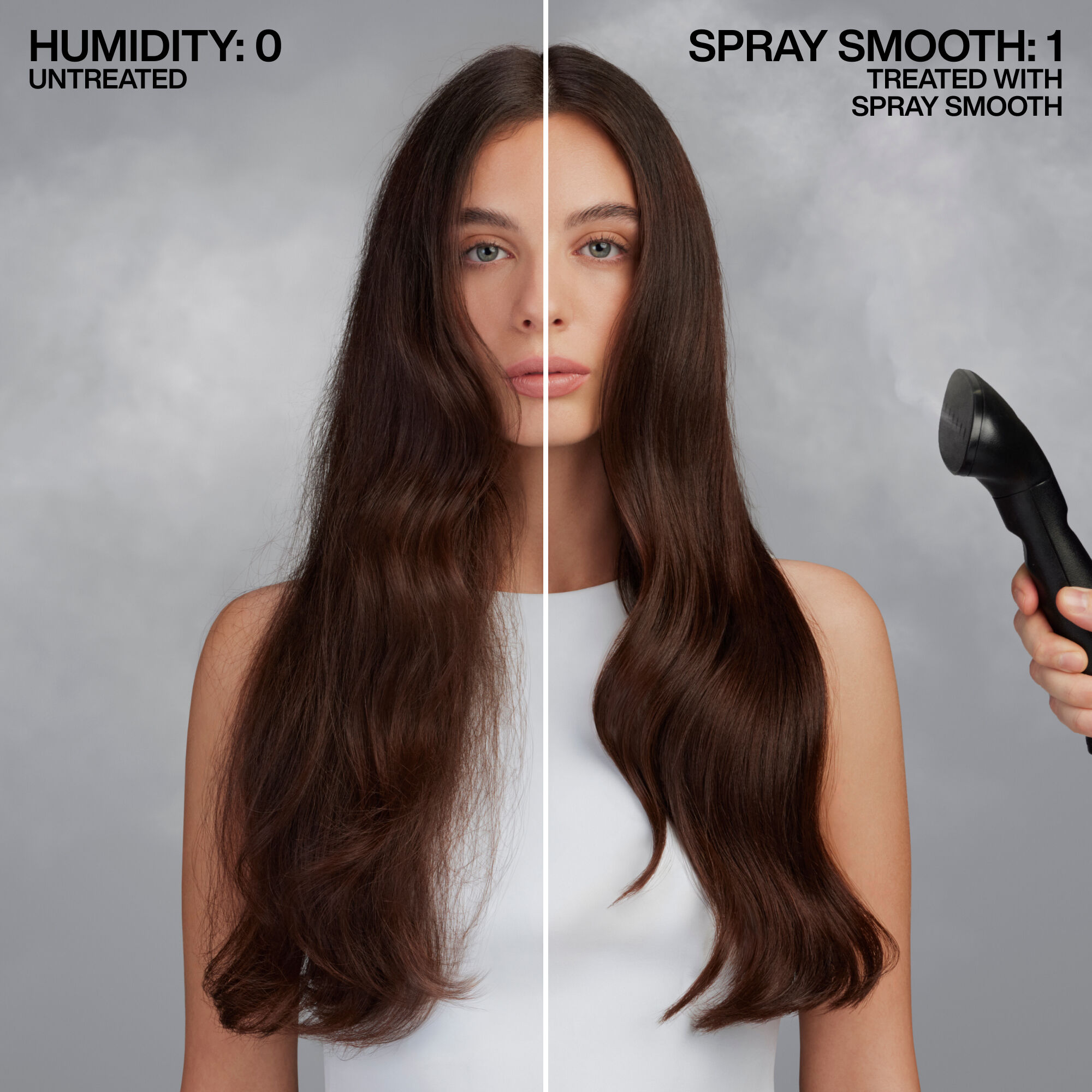 Redken Spray Smooth Before & After
