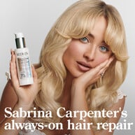 Sabrina Carpenter uses Acidic Bonding Concentrate 24/7 Night & Day Serum for damaged hair repair