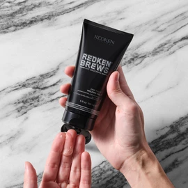 REDKEN BREWS HOLDING GEL TEXTURE IN HAND