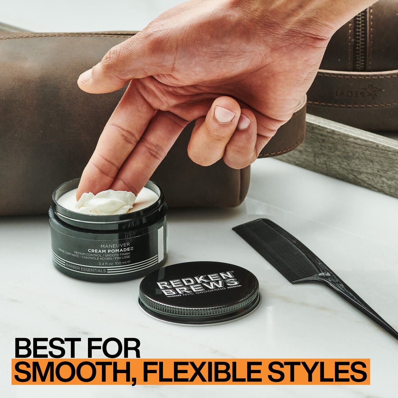 CREAM POMADE BEFORE AND AFTER FOR MEN