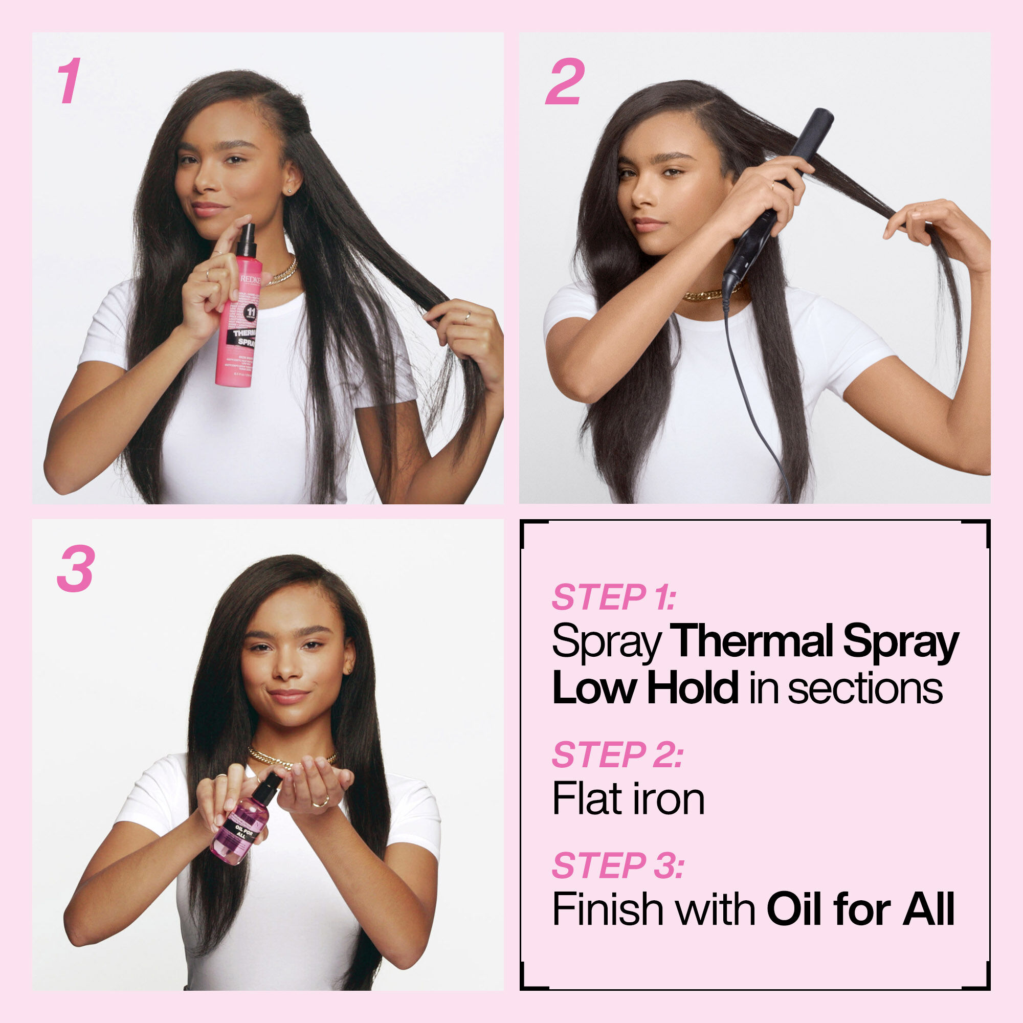 Oil for All Multi Benefit Hair Oil Heat Protectant Spray