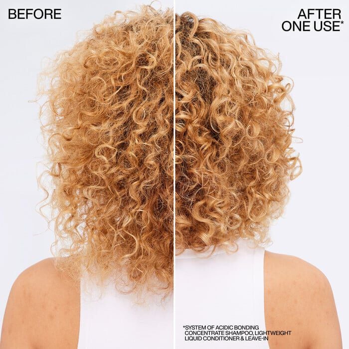 Acidic Bonding Concentrate Leave-In Treatment Before & After