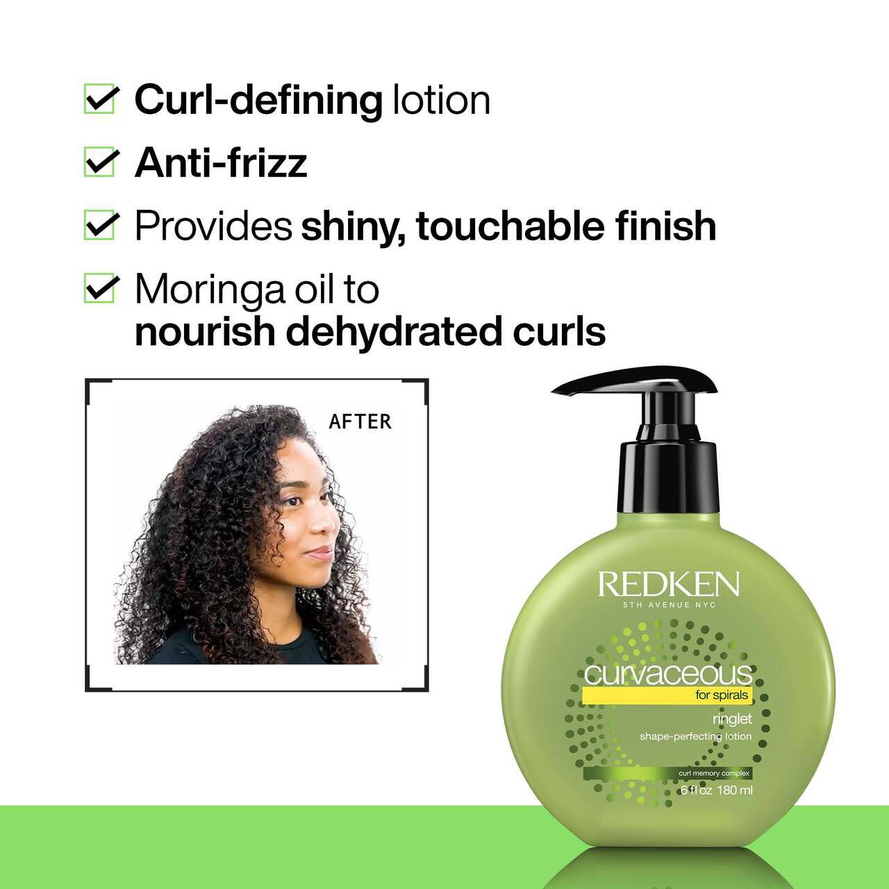Ringlet Anti Frizz Perfecting Lotion For Hair Redken