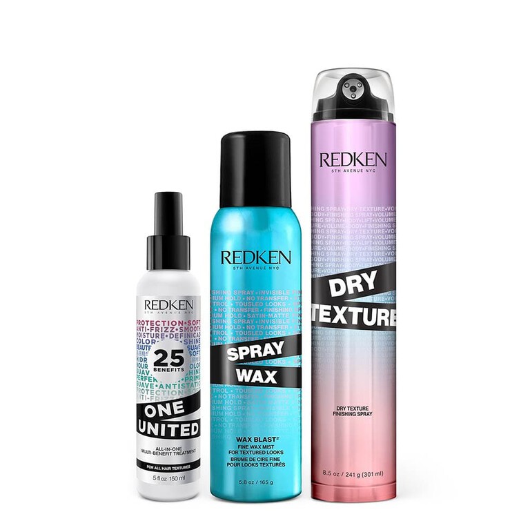 Redken Set Best Bob Yet Set: Hair Styling Products for Texture | Redken