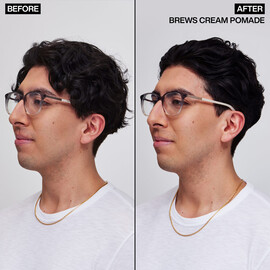 CREAM POMADE BEFORE AND AFTER