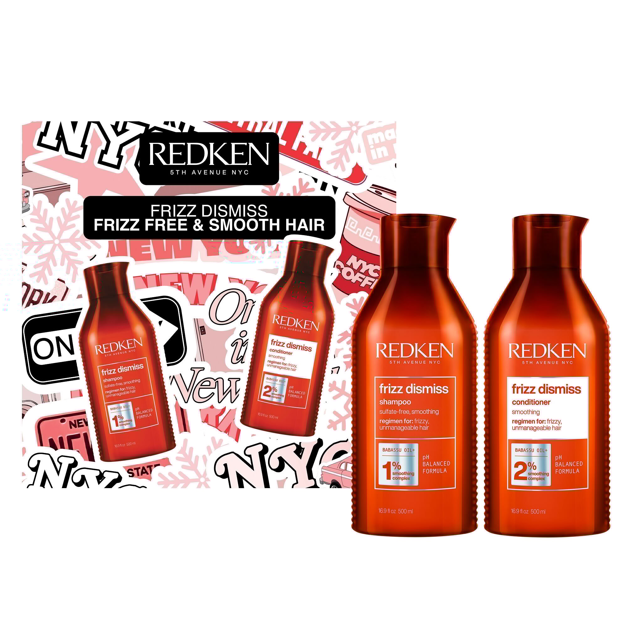 Frizz Dismiss Duo Holiday Gift Set | Redken