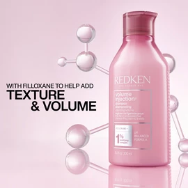 VOLUME INJECTION SHAMPOO FOR VOLUMIZING AND TEXTURIZING FLAT THINNING HAIR