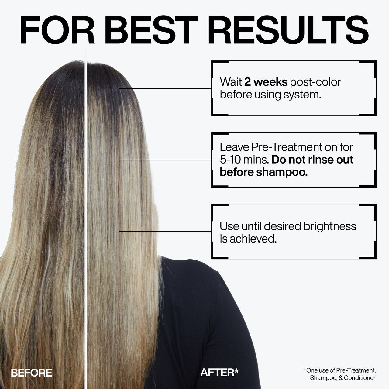 BLONDAGE HIGH BRIGHT SHAMPOO HOW TO APPLY