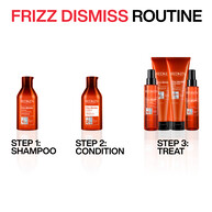 FRIZZ DISMISS INSTANT DEFLATE OIL-IN-SERUM ANTI-FRIZZ ROUTINE