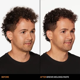 REDKEN BREWS MOLDING PASTE BEFORE AND AFTER