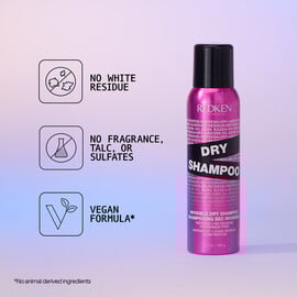 RESIDUE-FREE INVISIBLE DRY SHAMPOO NASTIES FREE