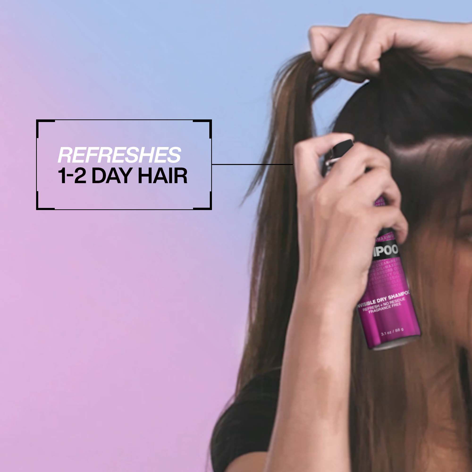 Invisible Dry Shampoo for Dark Hair No Residue! Redken