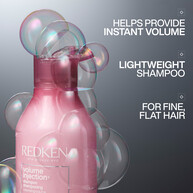 VOLUME INJECTION SHAMPOO FOR VOLUMIZING AND TEXTURIZING FLAT THINNING HAIR