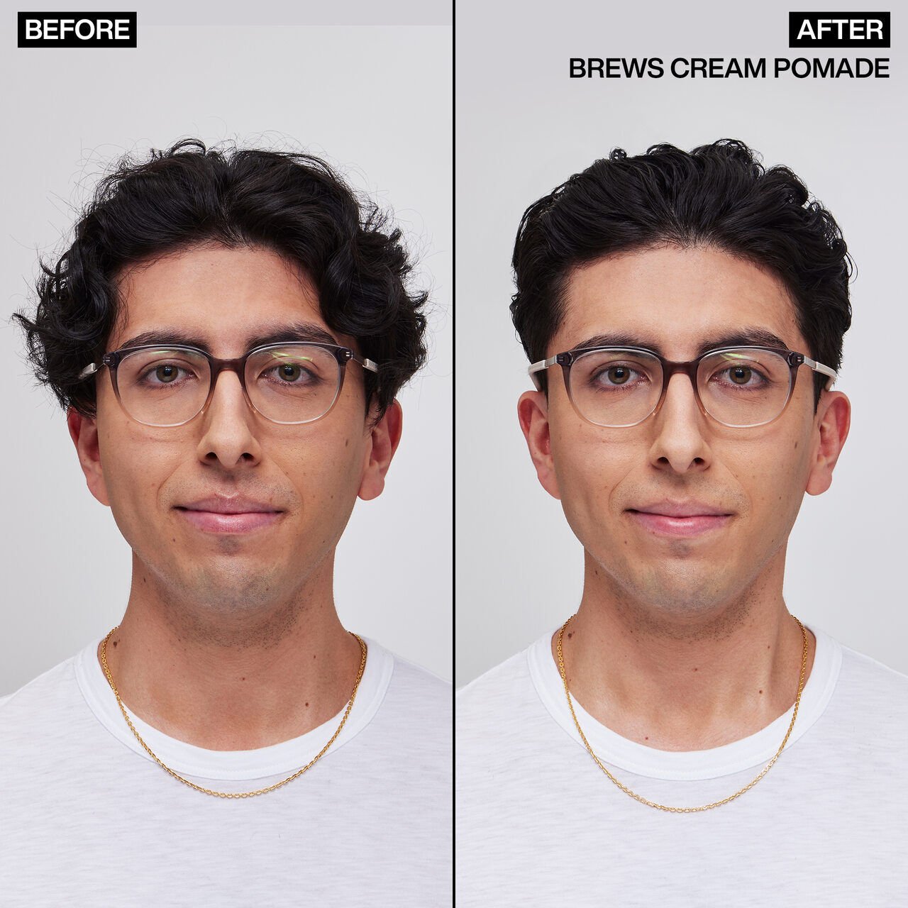 CREAM POMADE BEFORE AND AFTER