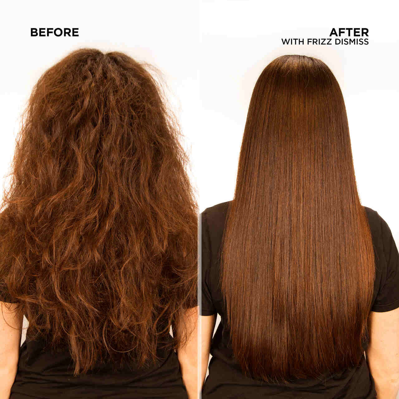 FRIZZ DISMISS ANTI-STATIC OIL MIST BEFORE AND AFTER