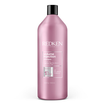 VOLUME INJECTION SHAMPOO FOR VOLUMIZING AND TEXTURIZING FLAT THINNING HAIR