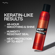 Spray Smooth Benefits provide Keratin-like results