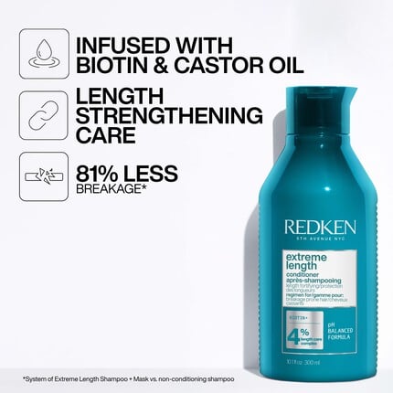 Redken Extreme Length Conditioner With Biotin 300ml Redken Extreme Length Conditioner With Biotin 300ml