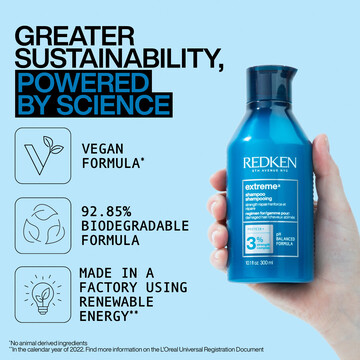 EXTREME SHAMPOO FOR DAMAGED HAIR SUSTAINABILITY
