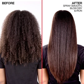 SPRAY SMOOTH BEFORE AND AFTER