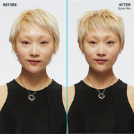 SPRAY WAX INVISIBLE TEXTURE HAIRSPRAY BEFORE AND AFTER