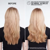 REDKEN HAIR STYLING BESTSELLER QUICK BLOWOUT BLOW DRY PRIMER SPRAY BEFORE AND AFTER