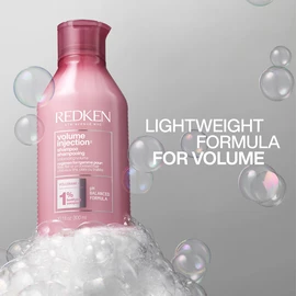 VOLUME INJECTION SHAMPOO FOR VOLUMIZING AND TEXTURIZING FLAT THINNING HAIR