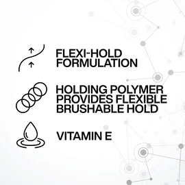 24 HOUR FLEXIBLE FLASH DRYING BRUSHABLE HAIRSPRAY FORMULATION