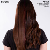 SEA SALT FREE TEXTURIZING BEACH SPRAY BEFORE AND AFTER