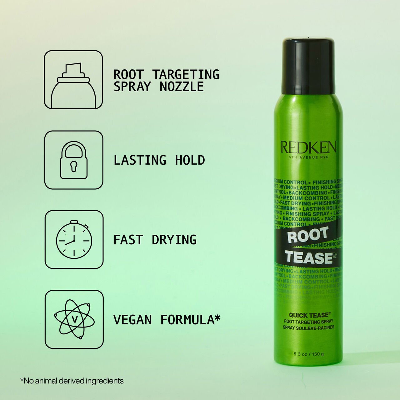 Root Tease Backcombing Finishing Hairspray Redken