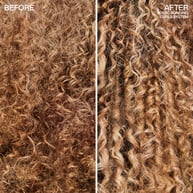 Acidic Bonding Curls Before & After