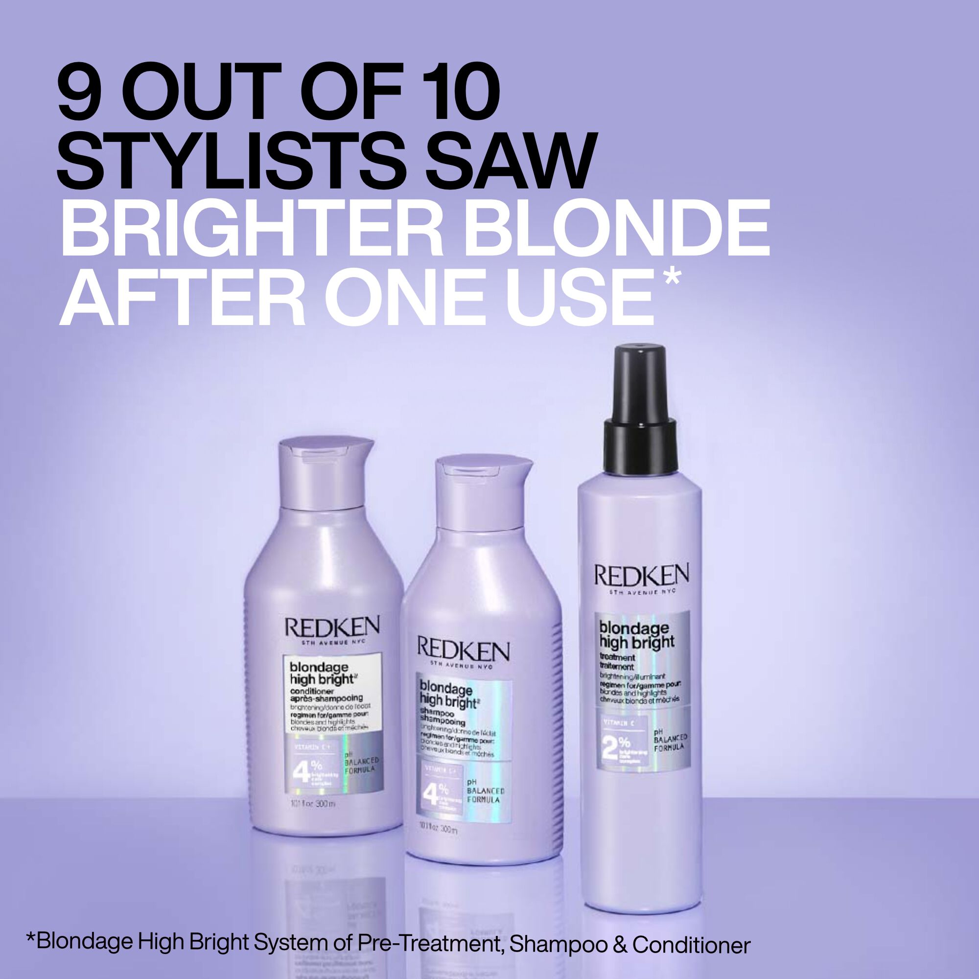 BLONDAGE HIGH BRIGHT SHAMPOO STYLIST TIP