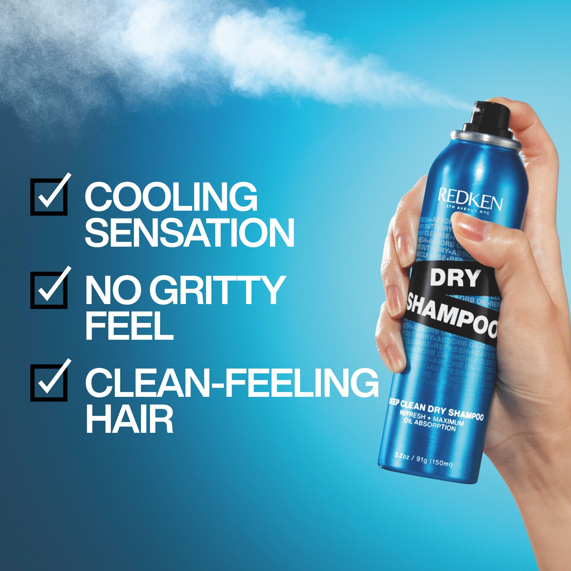 Deep Clean Dry Shampoo for All Hair Types Redken