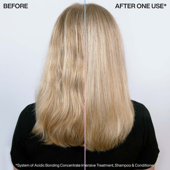 Before and After Damaged hairs Emily