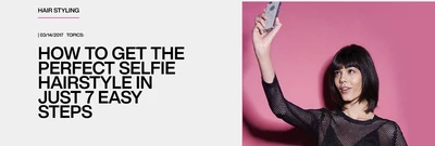 Redken Blog: how to get the perfect selfie hairstyle in just 7 easy steps
