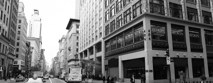 Black & White Image of the Redken Exchange on 5th Avenue in NYC