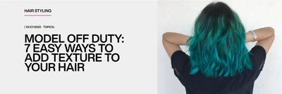 Redken Blog: Model Off Duty Hair Ways To Add Texture To Hair