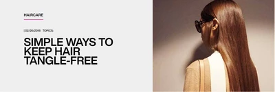 Redken Blog: simple ways to keep hair tangle free