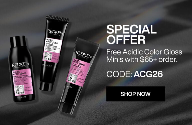 special offer! cfree acidic color gloss minis with $65+ order. code: ACG26
