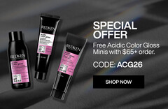 special offer! cfree acidic color gloss minis with $65+ order. code: ACG26