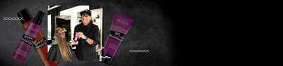 Redken's pro artist Sam Villa using Quick Blowout, Big Blowout and Spray Smooth hair stylers
