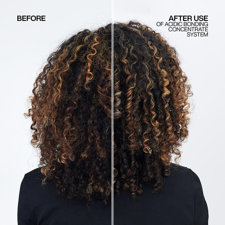 Before and After Dayne damaged curl