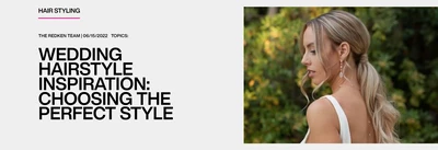 Redken Blog: Wedding hairstyle inspiration