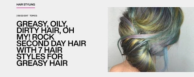 Redken Blog: Rock Second Day Hair 7 Hair Styles For Greasy Hair