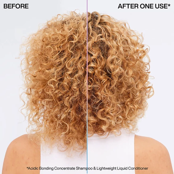 Before and After Isabella hair damage