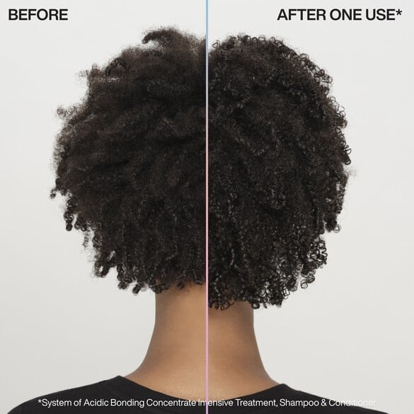 Before and After Damaged Black hair