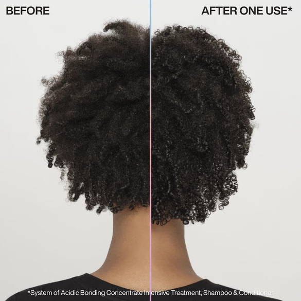 Before and After Damaged Black hair